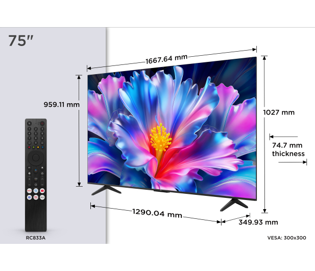TCL 75P6L 75" LED GoogleTV - 1528749 - zdjęcie 8